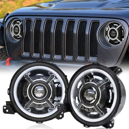 An tSín Morsun Newest 9 Headlights Do Jeep Wrangler JL